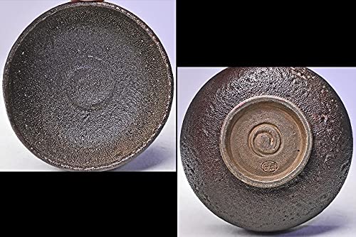 上野焼 上野紫蘇手釉茶碗　茶道具 上野焼 上野紫蘇手釉茶碗 茶道具